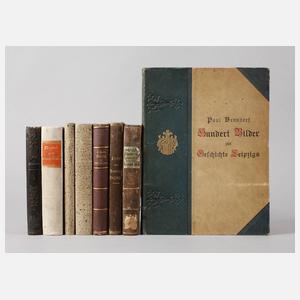 Konvolut Geschichtswerke Sachsen