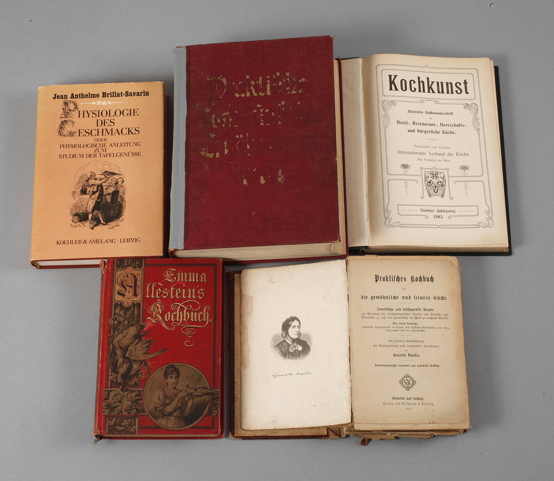 Konvolut alte Kochbücher