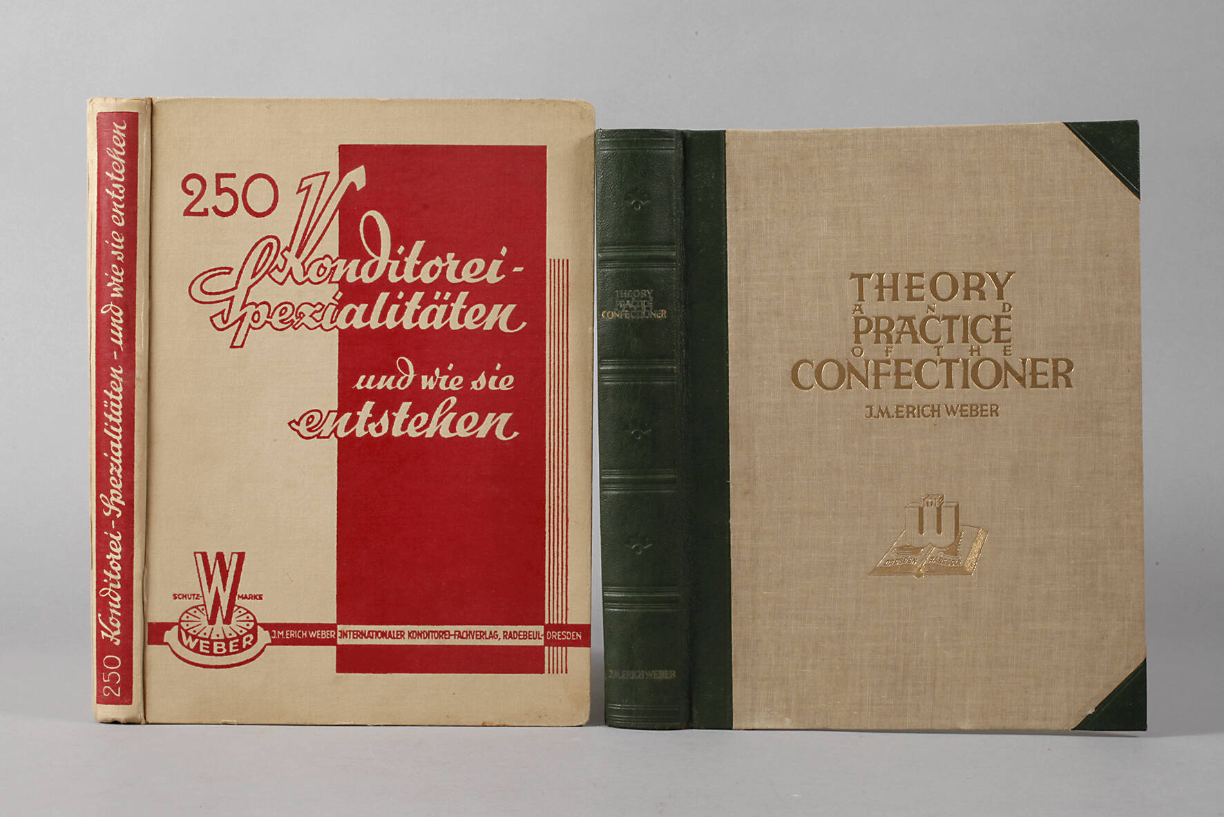 Zwei Konditoreibücher J. M. Erich Weber