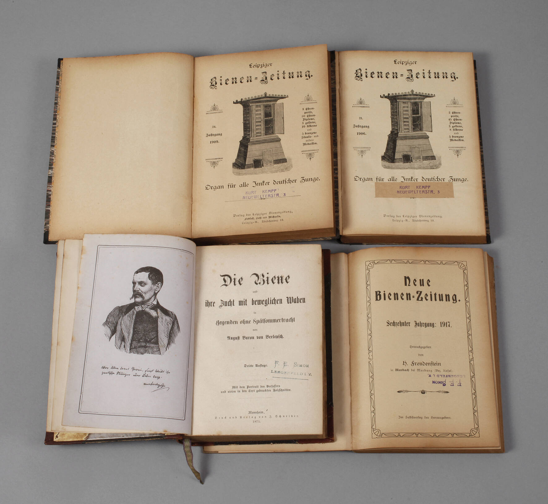 Konvolut Literatur Bienenzucht