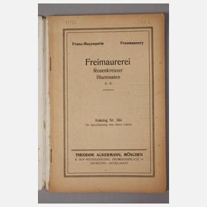 Freimaurerei, Rosenkreuzer, Illuminaten u. ä.