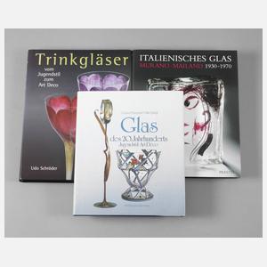 Konvolut Fachbücher Glaskunst