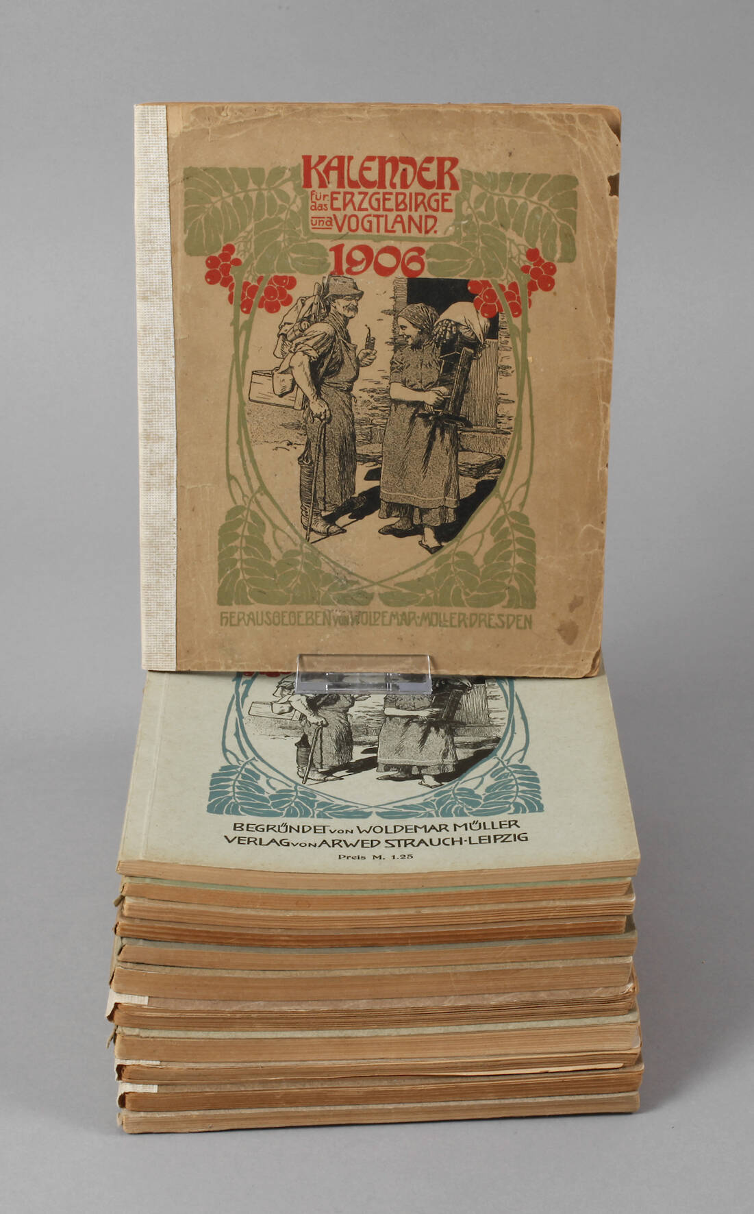 Konvolut Kalender für das Erzgebirge