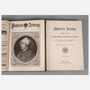 Zwei Bände Illustrirte Zeitung 1889/1890