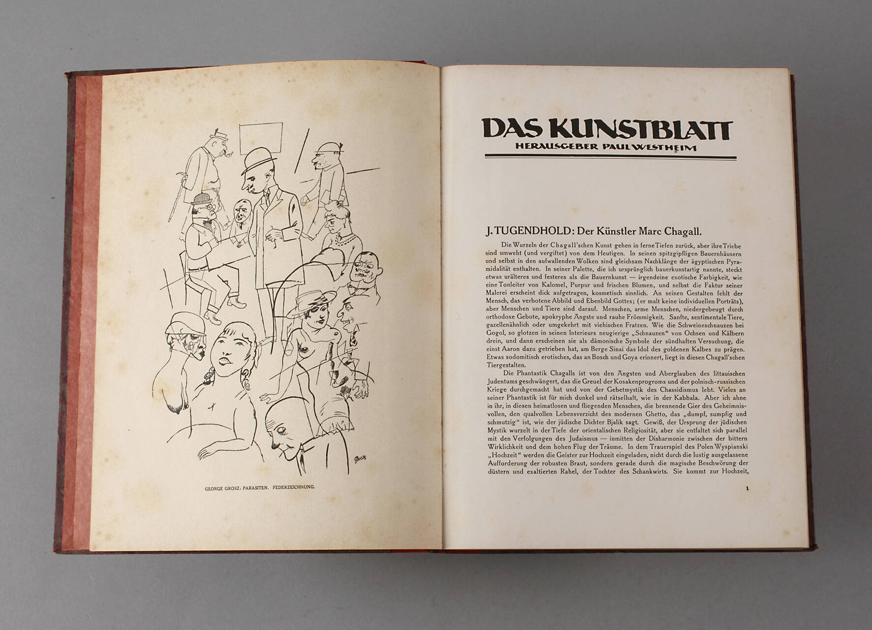 Das Kunstblatt Jahrgang 1921