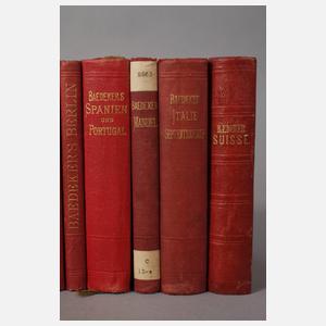 Konvolut Baedeker Reiseführer