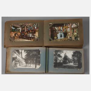 Paar Postkartenalben