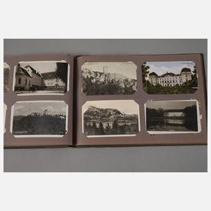 Paar Ansichtskartenalben Burgen und Schlösser