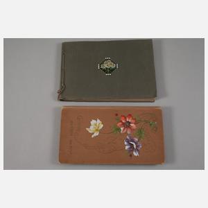 Paar Ansichtskartenalben Burgen und Schlösser