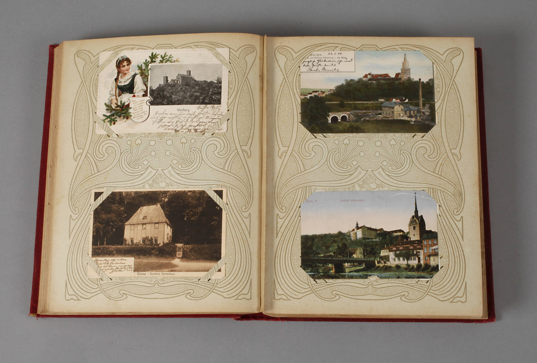 Ansichtskartenalbum Thüringen