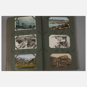 Ansichtskartenalbum Bayern und Österreich