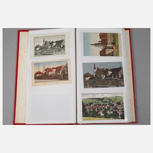 Paar Ansichtskartenalben Fichtelgebirge