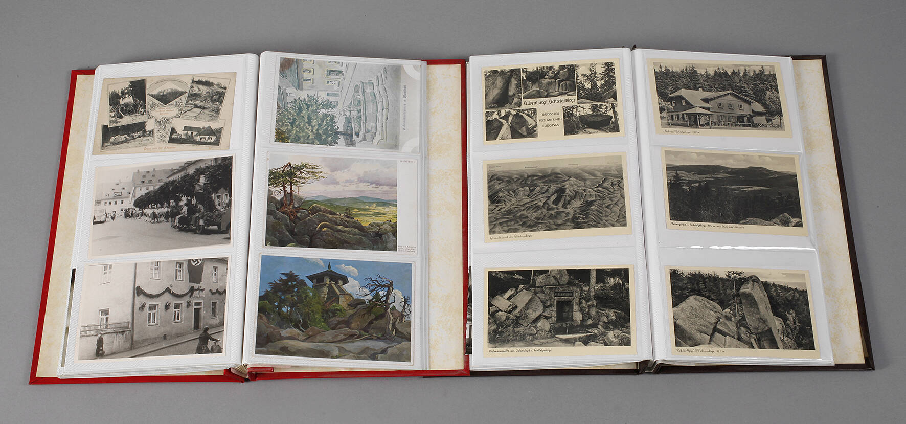 Paar Ansichtskartenalben Fichtelgebirge