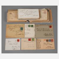 Konvolut bayerischer Altpost-Briefe111