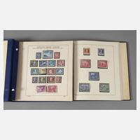 Zwei Briefmarkenalben OPD, BZ und EG, DDR111