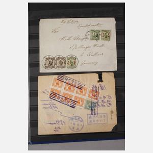 Briefmarkenkonvolut China und Japan