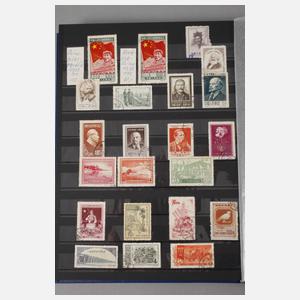 Briefmarkenkonvolut China und Japan
