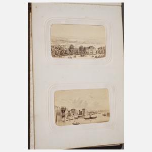 Zwei Fotoalben um 1880/1890