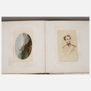 Zwei Fotoalben um 1880/1890