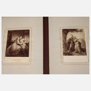 Zwei Fotoalben um 1880/1890