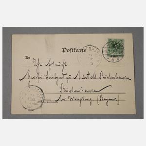 Postkarten adressiert an Gräfin Luitgard zu Castell-Rüdenhausen