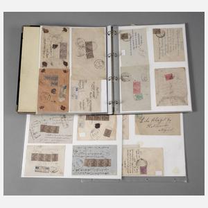 Briefumschläge adressiert an den Premierminister von Nepalca. 40 Stück, 1. Hälfte 20. Jh., Altersspuren.