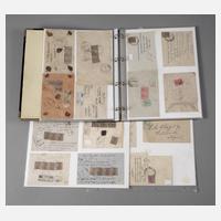 Briefumschläge adressiert an den Premierminister von Nepalca. 40 Stück, 1. Hälfte 20. Jh., Altersspuren.111