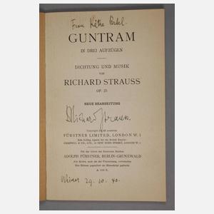 Paar Autogramme Richard Strauss