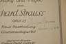 Paar Autogramme Richard Strauss