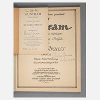 Paar Autogramme Richard Strauss111