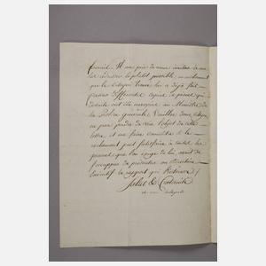 Autogramm Charles-Maurice de Talleyrand