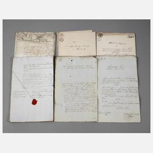 Konvolut Dokumente Mecklenburg