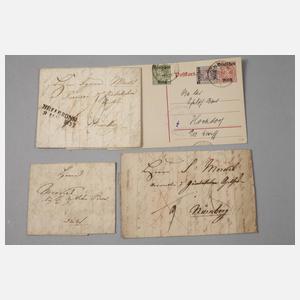 Konvolut Briefe an Conrad Siegmund Merkel