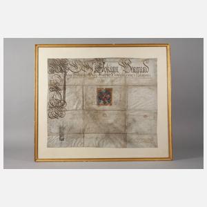 Wappenbrief Österreich 17. Jh.