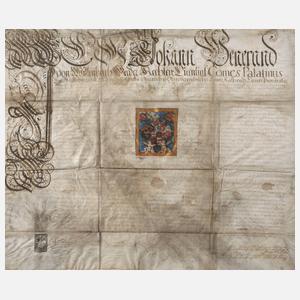 Wappenbrief Österreich 17. Jh.