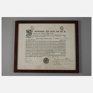 Drei Dokumente 18. Jh.