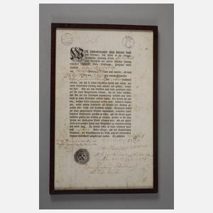 Drei Dokumente 18. Jh.