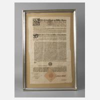 Sächsisch-Kaiserliche Bekanntmachung Langenreinsdorf 1734111