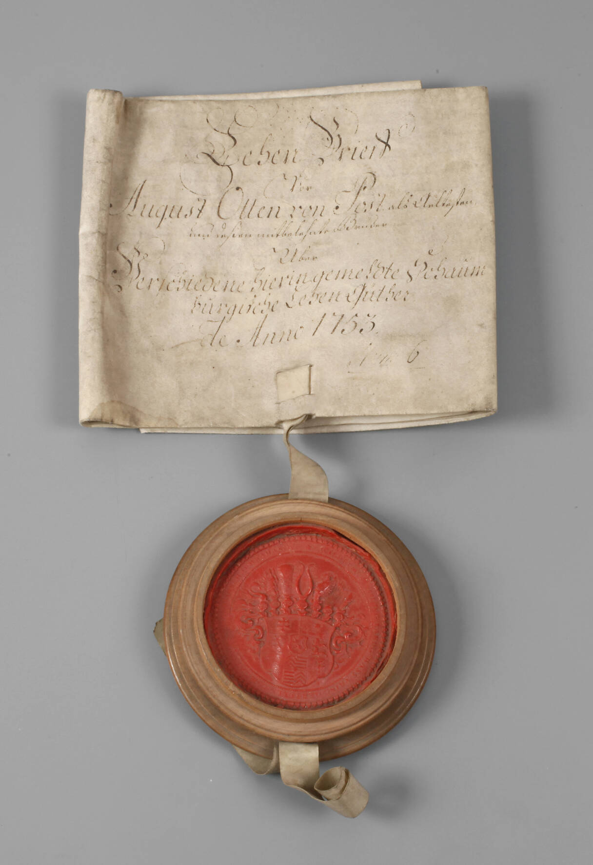 Lehensbrief Schaumburg 1753