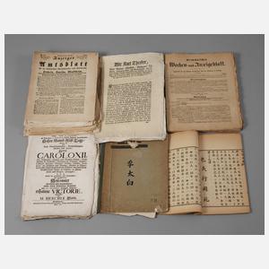 Konvolut alte Schriften