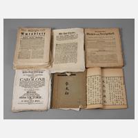 Konvolut alte Schriften111