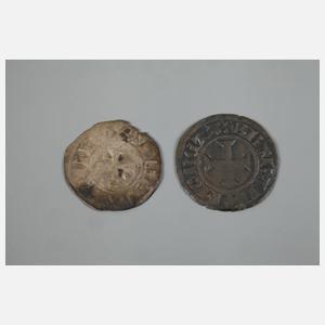 Zwei Denare Troyes