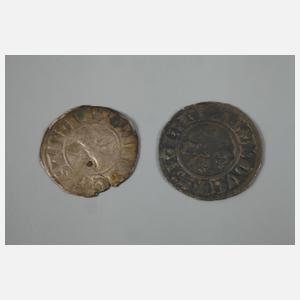 Zwei Denare Troyes
