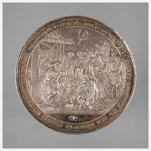 Prächtige Taufmedaille