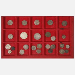 Konvolut Silberkleinmünzen