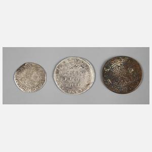 Drei Kleinmünzen Frühe Neuzeit