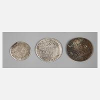 Drei Kleinmünzen Frühe Neuzeit111