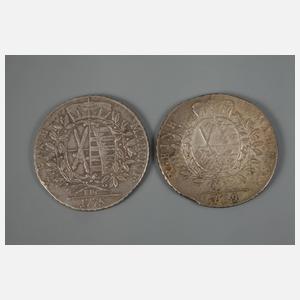 Zwei Taler Sachsen