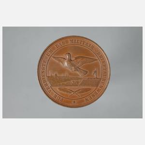 Zwei Medaillen Militär-Brieftaubenwesen