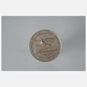 Zwei Medaillen Militär-Brieftaubenwesen